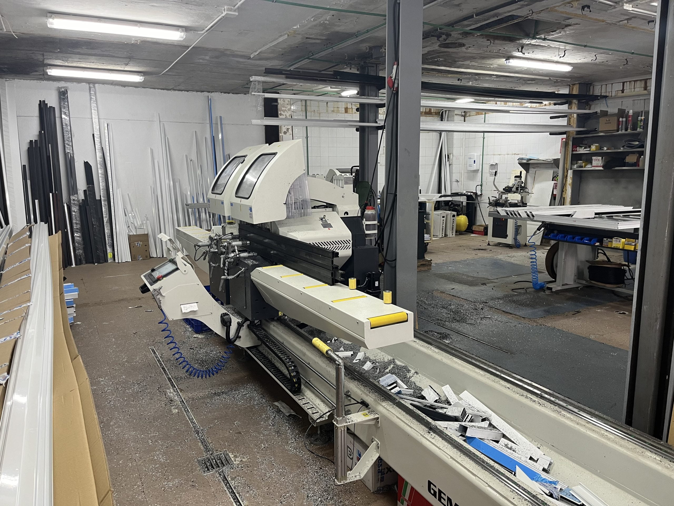 Máquina corte automatizada de Aldetec Sanlucar
